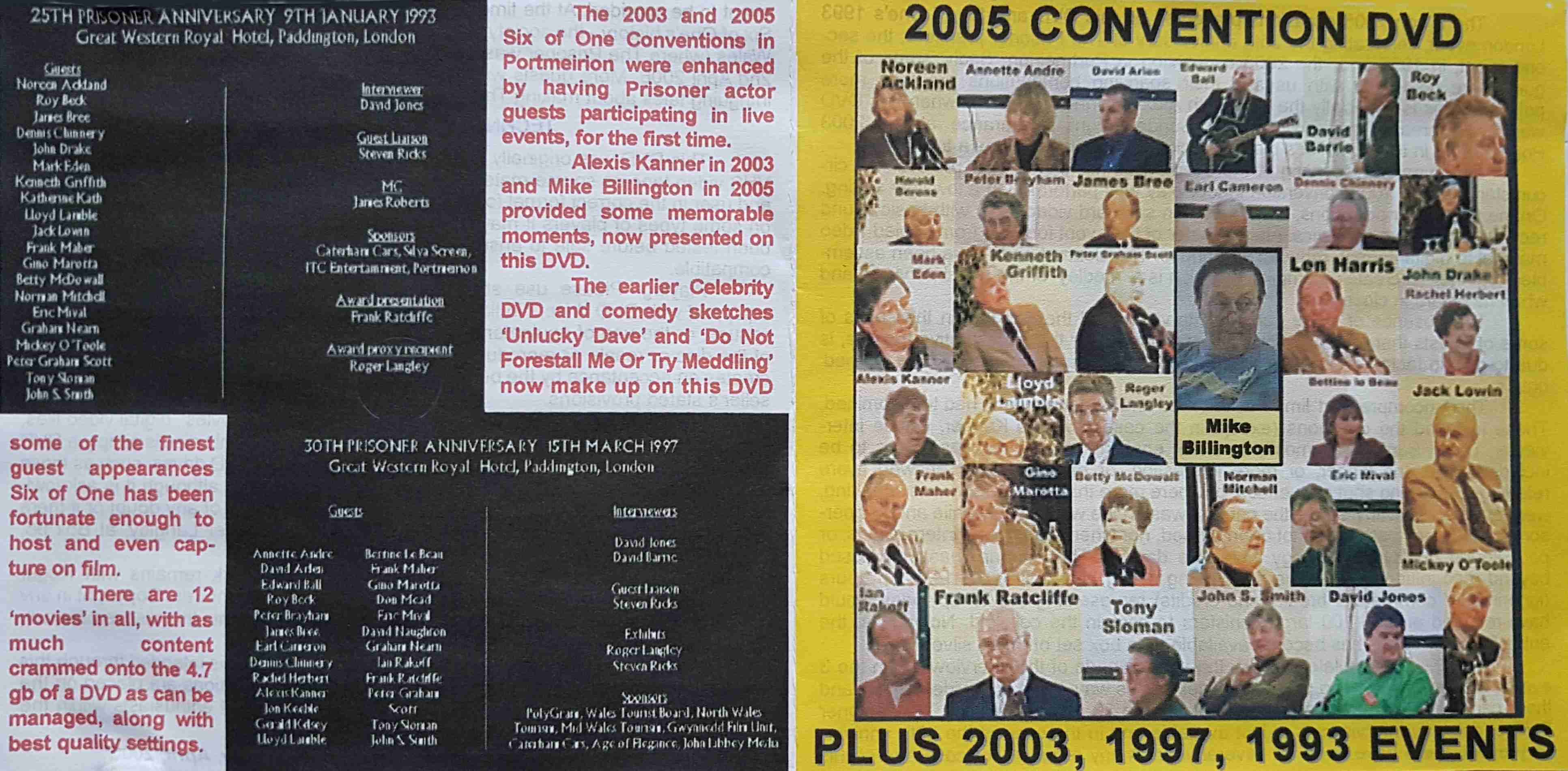Picture of DVD-2005-CD 2005 convention DVD by artist Unknown from ITV, Channel 4 and Channel 5 library